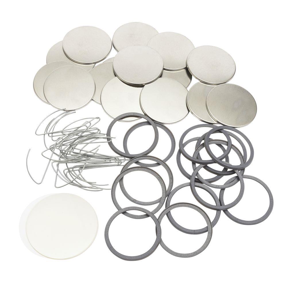 Buy 59mm Round G Series Safety Clip Button Badge Components - Pack of 100 from £44.06 Online