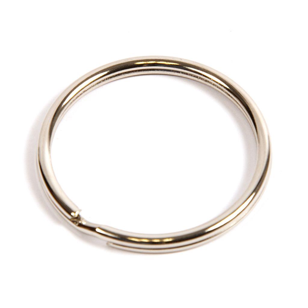 Buy 38mm Nickel Plated Spring Steel Split Ring - Pack of 50 from £7.35 Online