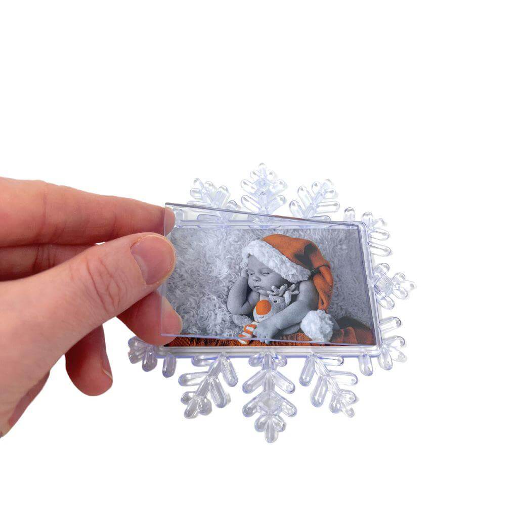 Buy 70 x 45mm Snowflake Decoration with String - Pack of 10 from £10.90 Online