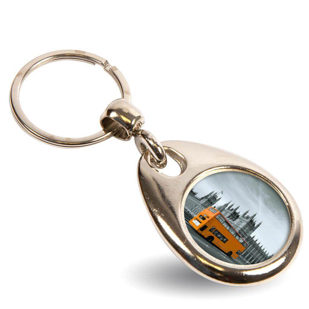 Buy MH-25 Single or Double-Sided Round Blank Metal Photo Insert Keyring - 25mm - Pack of 10 from £12.80 Online