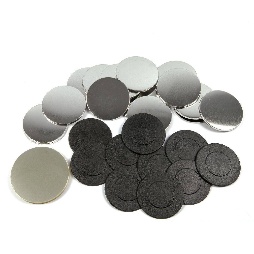 Buy 59mm Round G Series Magnetic Button Badge Components - Pack of 100 from £34.52 Online