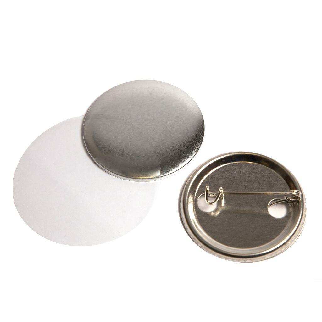 Buy 38mm Round G Series Metal Pin Back Button Badge Components - Pack of 100 from £19.10 Online